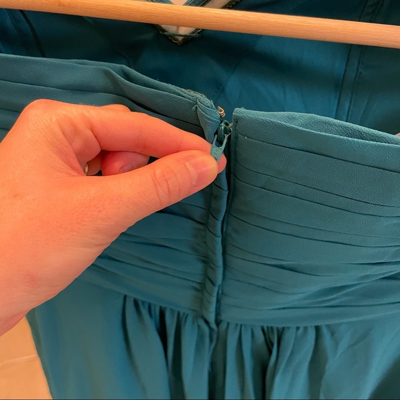 Bill Levkoff Blue strapless Dress - Picture 5 of 9